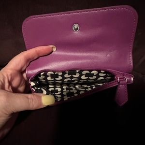 Vera Bradley Leather Coin Purse. Used Once